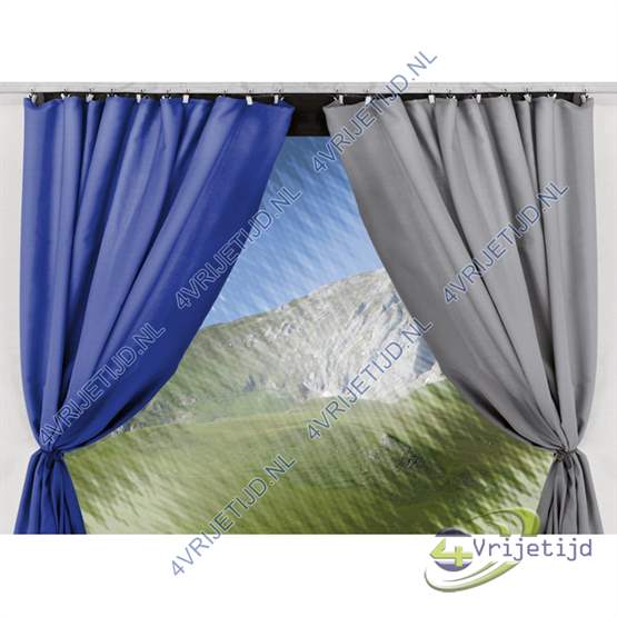 309609 - Thule Safari Panorama gordijnset blauw tbv luifellengte 4,00-5,00m - afbeelding 3