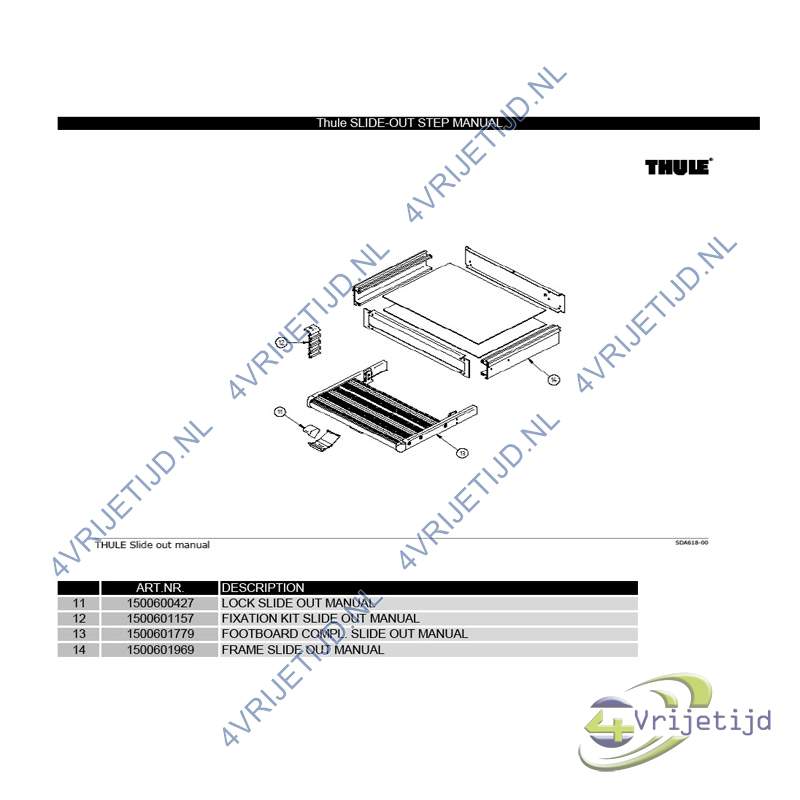 1500601157 - Thule Omnistep Fixation Kit Slide-Out Manual - afbeelding 5
