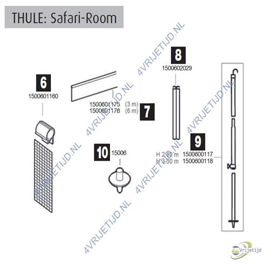 1500600117 - Thule mast 280+haak safariroom - afbeelding 2
