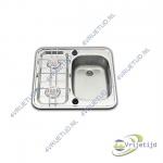 Smev combi kookplaat RVS 2-pits MO927R