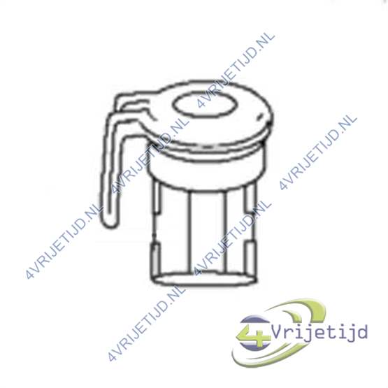 25806-89 - Thetford BatterijHouder Porta Potti 465 Graniet - afbeelding 2