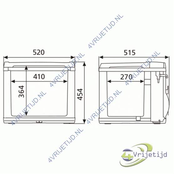 9105303377 - Waeco absorptie koelbox CK40D Hybrid - afbeelding 3