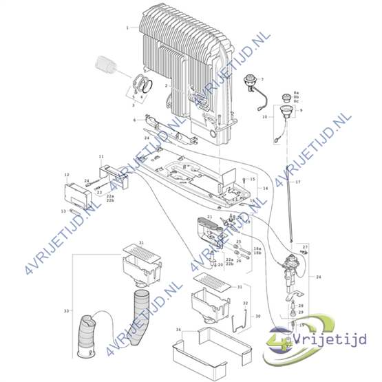 30090-92200 - Truma Brander S3004P compleet Piezo Ontsteking - afbeelding 2