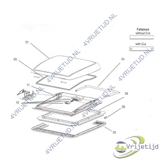 BG1328 - Seitz beugel met montage delen Mini-heki - afbeelding 2