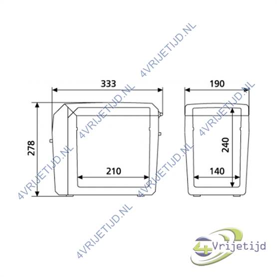 9109003322 - Waeco TC07 Elektrische Koelbox - afbeelding 2