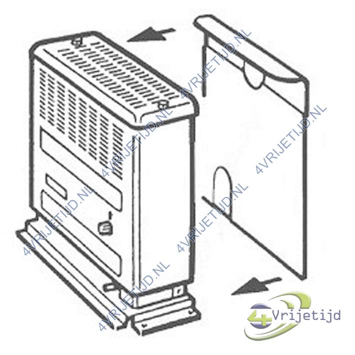 30190-02 - Truma S2200 Achterwand Rechts Titaan - afbeelding 2