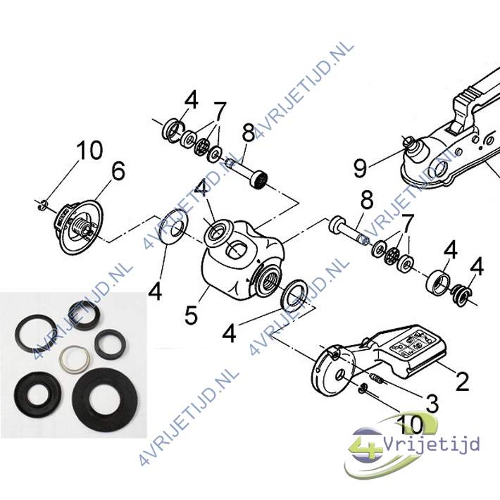 246340 - Alko Afdichtring AKS1300 Set 5 stuks - afbeelding 2