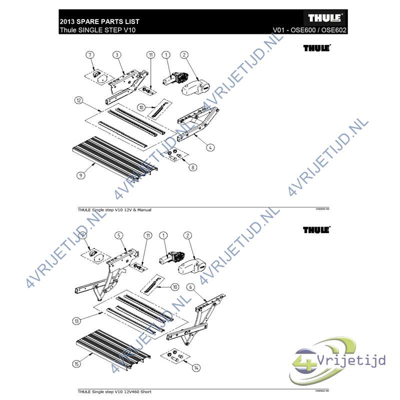 1500602273 - Thule Omnistor repair kit rivet Thule Step V10 - afbeelding 5
