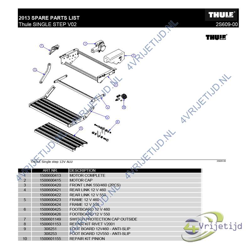 1500600422 - Thule Omnistep Rear Link 12 V 550 - afbeelding 5