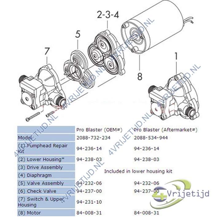 94-232-06 - Shurflo Membraam Universeel - afbeelding 5