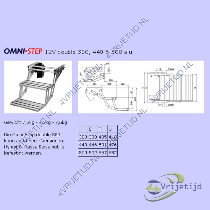 307572 - Thule Omnistep 12V Double 440 Alu - afbeelding 3