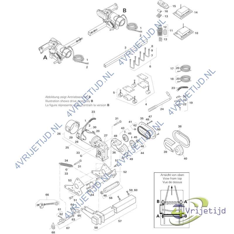 60030-82700 - Truma Motorunit "B" SR - afbeelding 2