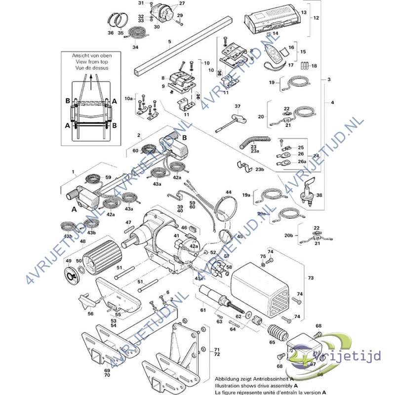 60030-84100 - Truma Afdekplaat "B" SE R - afbeelding 2