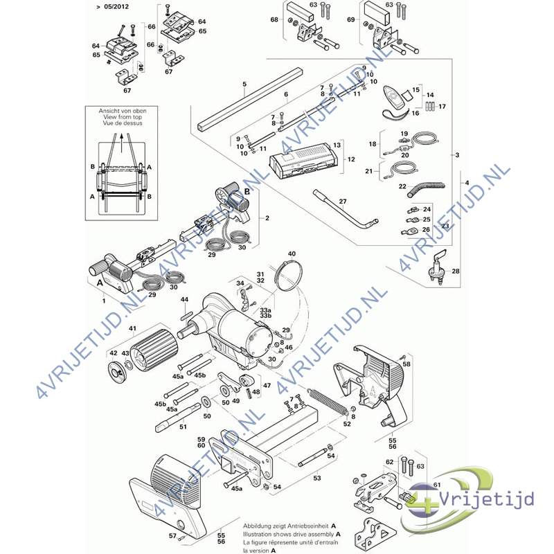 60030-89300 - Truma Montagebout met moer M8 76mm - afbeelding 5