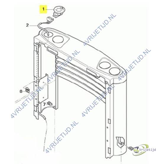 30050-67300 - Truma Haardvuurmantel S3002/S5002 Bediening vlam controle - afbeelding 2