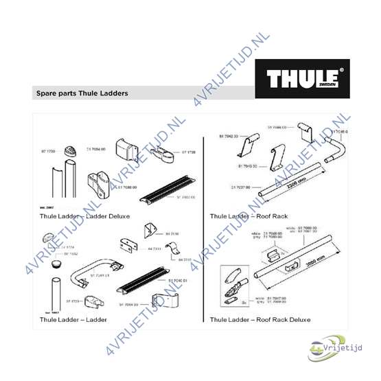 1500600517 - Thule LH ladder support 80mm/20 - afbeelding 4