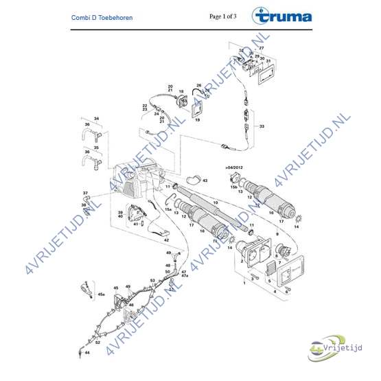 34020-68700 - Truma Luchtaanzuigdemper 150cm - afbeelding 3