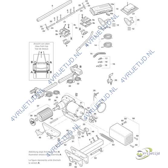 60030-01400 - Truma Bevestigingsbuis Mover S "A" - afbeelding 5