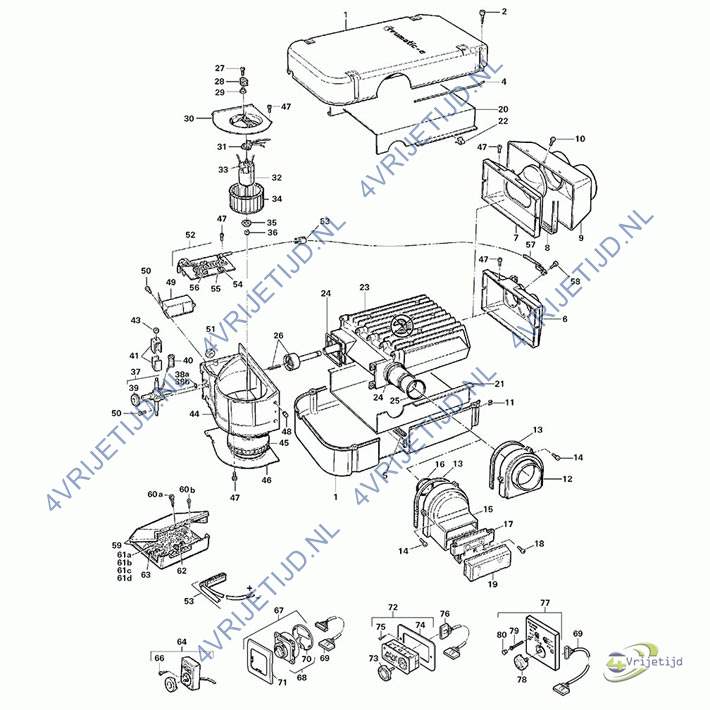 39010-72000 - Truma E2800-E4000 Ventilatorrad Lucht BRI - afbeelding 3