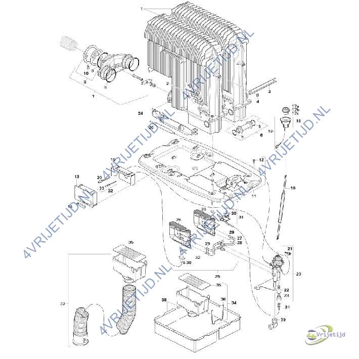 30050-52200 - Truma S5002 Inbouwkast compleet NM 2 ventilatie aansluiting - afbeelding 3