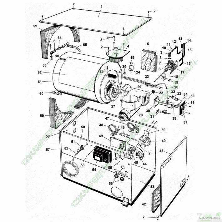 3000565 - Alde 3000 Bedieningspaneel - afbeelding 3