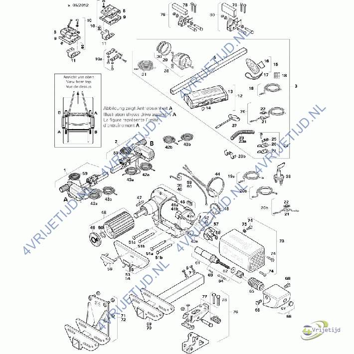 60030-83000 - Truma Bevestigingsbuis "A" SR - afbeelding 2