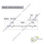 Thule Omnistor Clamping Profile 8000 275 Rechts