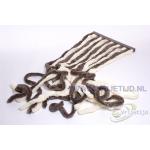 Travellife Chenille Gordijn 56x185 Bruin / Beige Inclusief Draagtas