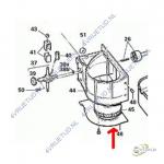 Truma E2800-E4000 afdekplaat verbrandingslucht ventilator