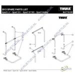 Thule fietsendrager sport vs arms + crossbar